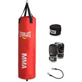 Everlast 70 lbs. Red MMA Heavy Bag Kit
